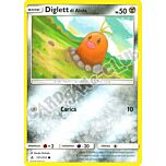121 / 214 Diglett di Alola comune normale (IT) -NEAR MINT-