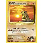 072 / 132 Brock's Sandshrew Lv. 20 comune unlimited (EN) -NEAR MINT-