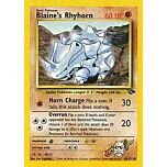 065 / 132 Blaine's Rhyhorn comune unlimited (EN) -NEAR MINT-