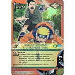 NI-278 Naruto Uzumaki & Shikamaru Nara rara foil -NEAR MINT-