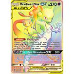 242 / 236 Mewtwo e Mew GX rara segreta foil (IT) -NEAR MINT-