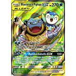 215 / 236 Blastoise e Piplup GX ultra rara foil (IT) -NEAR MINT-