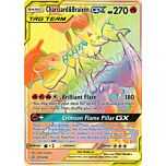 251 / 236 Charizard & Braixen GX rara segreta foil (EN) -NEAR MINT-
