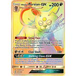 257 / 236 Alolan Persian GX rara segreta foil (EN) -NEAR MINT-