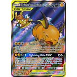 221 / 236 Raichu & Alolan Raichu GX ultra rara foil (EN) -NEAR MINT-