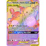 241 / 236 Raichu & Alolan Raichu GX rara segreta foil (EN) -NEAR MINT-