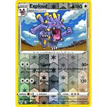 137 / 185 Exploud rara foil reverse (EN) -NEAR MINT-