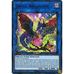 LDS2-IT114 Drago Rosaincrocio (scritta BLU) ultra rara 1a Edizione (IT) -NEAR MINT-