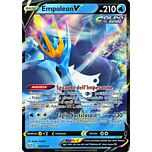 040 / 163 Empoleon V Rara Holo V foil (IT) -NEAR MINT-