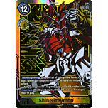 BT02-EN041 ShineGreymon super rara foil parallela (EN) -NEAR MINT-