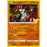 17 / 25 Groudon Rara Foil (IT) -NEAR MINT-