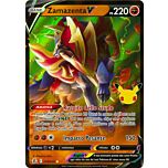 18 / 25 Zamazenta V Rara Holo V Foil (IT) -NEAR MINT-