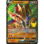 18 / 25 Zamazenta V Rara Holo V Foil (EN) -NEAR MINT-