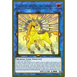 MGED-IT034 Cavaliere dell'Incubo Unicorno premium rara oro 1a Edizione (IT) -NEAR MINT-