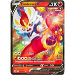 044 / 264 Cinderace V Rara Holo V foil (EN) -NEAR MINT-