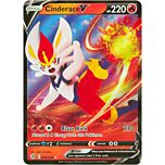 043 / 264 Cinderace V Rara Holo V foil (EN) -NEAR MINT-