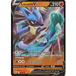 078/189 Lucario V Rara Holo V foil (IT) -NEAR MINT-