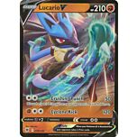 078/189 Lucario V Rara Holo V foil (EN) -NEAR MINT-
