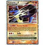 122 / 123 Lucario LIV.X rara livello X foil (IT) -NEAR MINT-